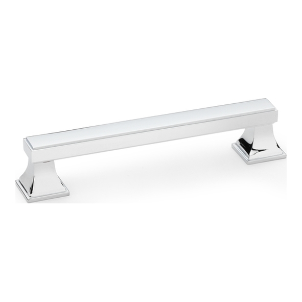 AW813-128-PC • 128mm c/c • Polished Chrome • Alexander & Wilks Jesper Square Cabinet Pull Handle